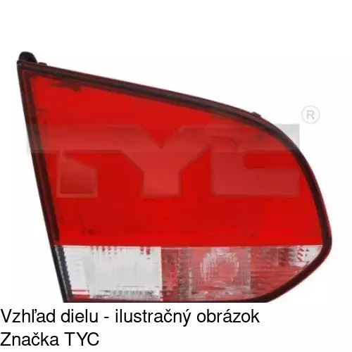 Zadné svetlo POLCAR 9518873E