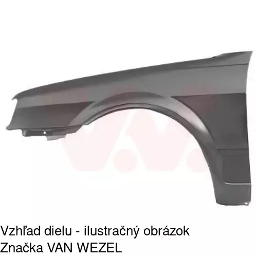 Predný blatník POLCAR 952301
