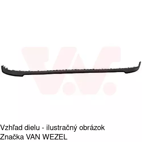 Spojler predného nárazníka 952425-R /POLCAR/ - obr. 1
