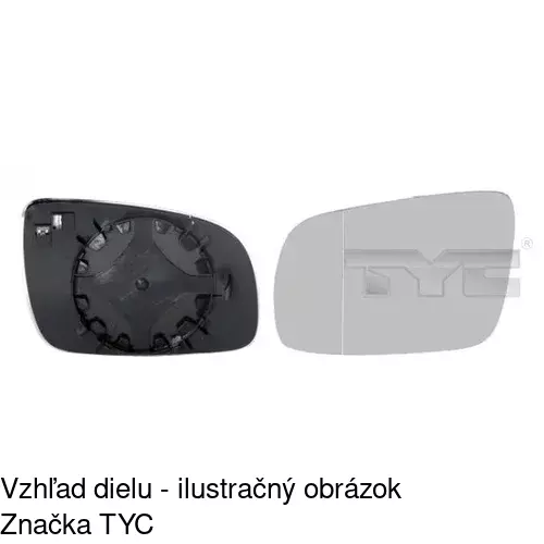 Vonkajšie zrkadlo 9525511E /POLCAR/ - obr. 2
