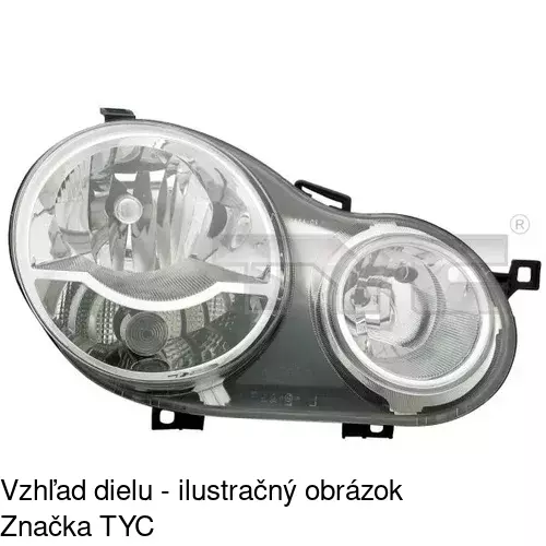 Hlavný reflektor 9526102E /POLCAR/ - obr. 2