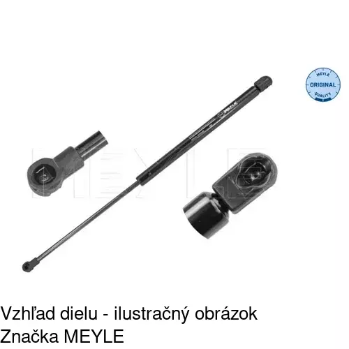 Plynová pružina 9526AB3 /POLCAR/ - obr. 3