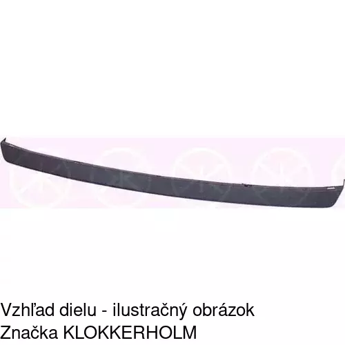 Spojler predného nárazníka POLCAR 953225