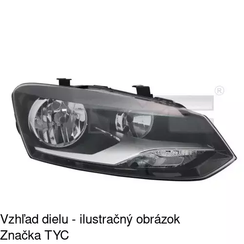 Hlavný reflektor 9533094E /POLCAR/ - obr. 1