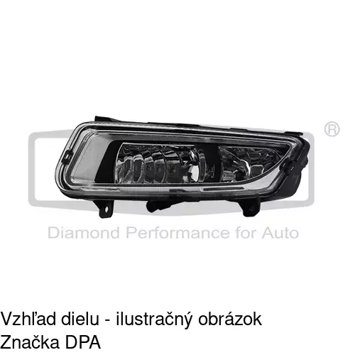 Hmlové svetlo - predné 953329-H /POLCAR/ - obr. 2