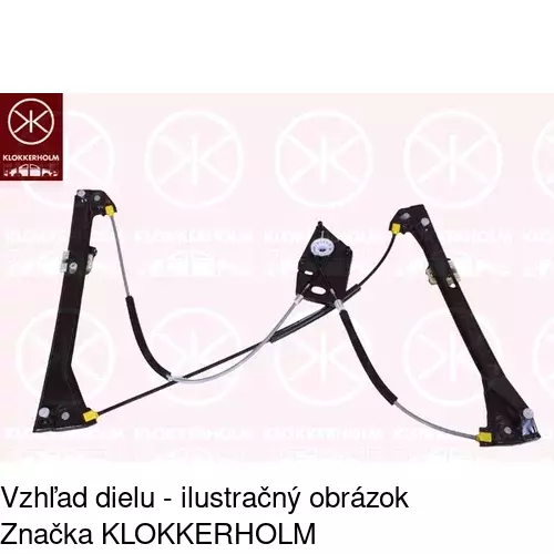 Mechanizmus sťahovania okna elektrický bez motora POLCAR 9533PSG6E