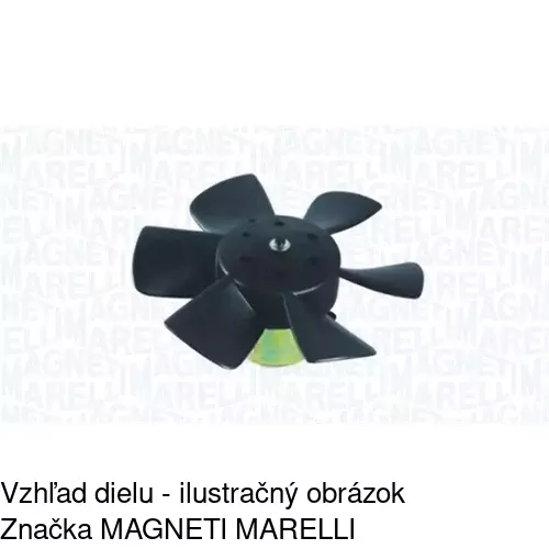 Ventilátor bez krytu / podpery 953423U2 /POLCAR/ - obr. 2