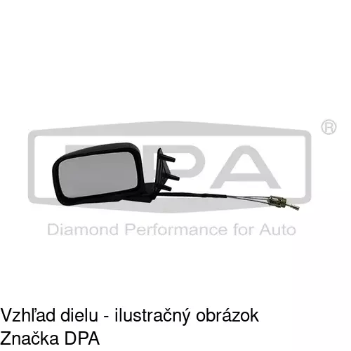 Vonkajšie zrkadlo 9534512M /POLCAR/ - obr. 5
