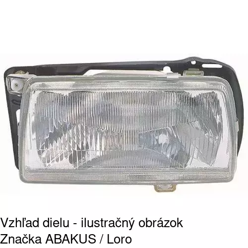 Hlavný reflektor POLCAR 953609-E