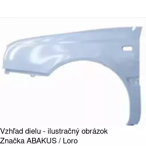 Predný blatník 953801-1 /POLCAR/ - obr. 4