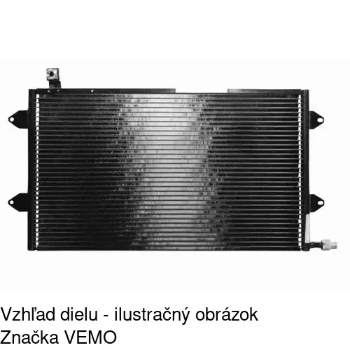 Chladiče klimatizácie 9538K8C2 /POLCAR/