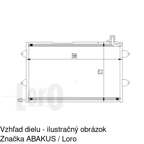 Chladiče klimatizácie 9538K8C2 /POLCAR/ - obr. 1