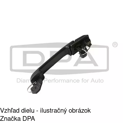 Vnútorná kľučka 9538Z-46 /POLCAR/ - obr. 1