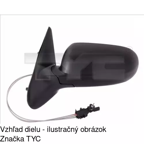 Rám vonkajšieho zrkadla 9541551PE /POLCAR/ - obr. 2