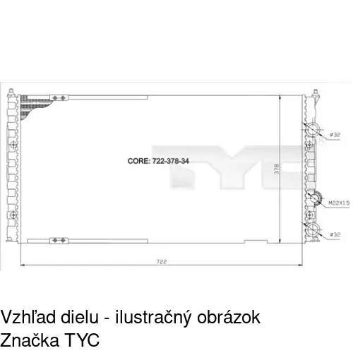 Chladiče vody POLCAR 954608-5