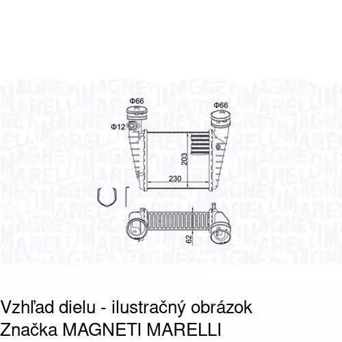 Chladiče vzduchu (Intercoolery) POLCAR 9548J8-2