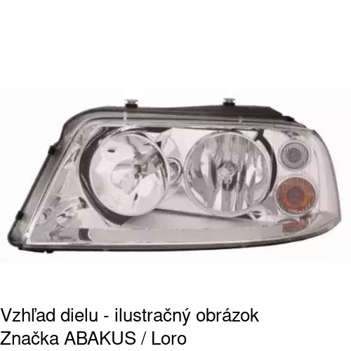 Hlavný reflektor 955109-E /POLCAR/ - obr. 4