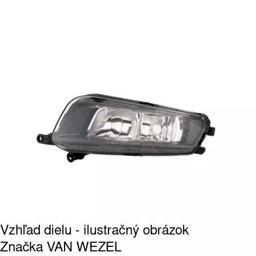 Hmlové svetlo - predné 955229-E /POLCAR/ - obr. 3