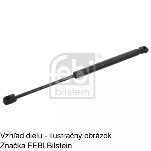 Plynová pružina 9555AB1 /POLCAR/ - obr. 1
