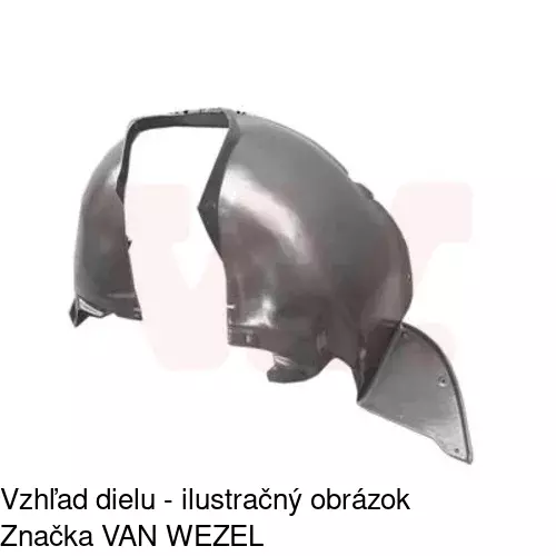 Podblatník (plast) 9568FL-1 /POLCAR/ - obr. 1