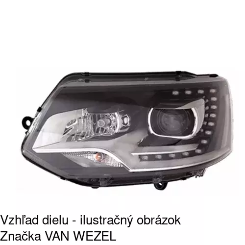 Hlavný reflektor 9569092U /POLCAR/ - obr. 5