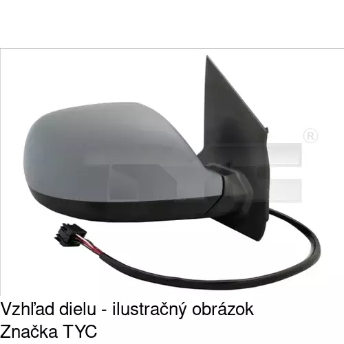 Rám vonkajšieho zrkadla 956954PM /POLCAR/ - obr. 5