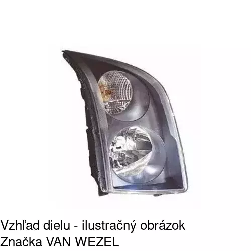 Hlavný reflektor 9572100E /POLCAR/ - obr. 4