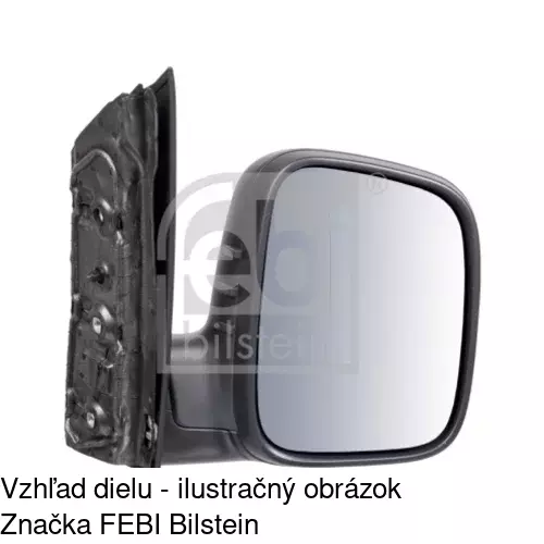 Vonkajšie zrkadlo 9575524E /POLCAR/ - obr. 5