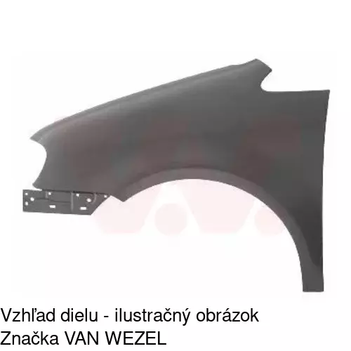 Predný blatník 957801 /POLCAR/ - obr. 2