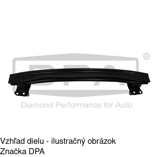 Výstuha nárazníka 957807-3 /POLCAR/ - obr. 1