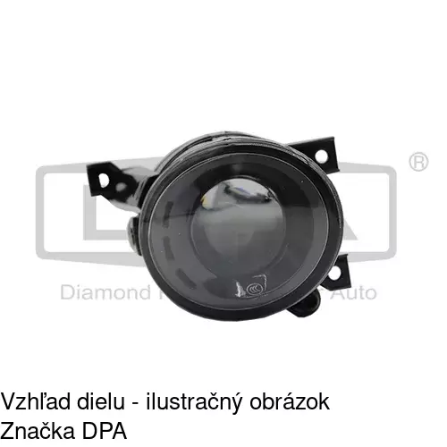 Hmlové svetlo - predné 957830-E /POLCAR/ - obr. 2