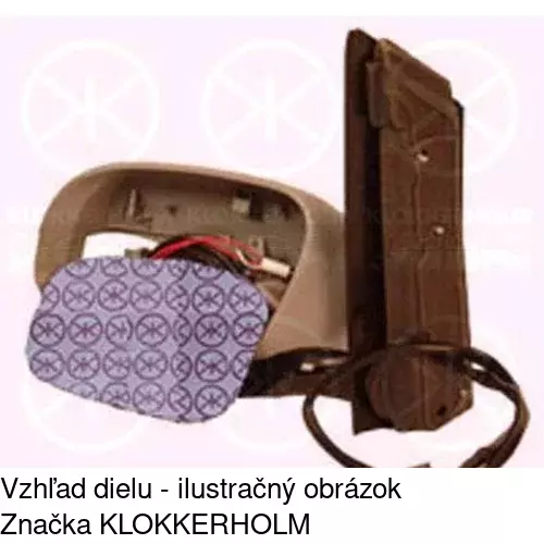 Vonkajšie zrkadlo 9578514E /POLCAR/ - obr. 1