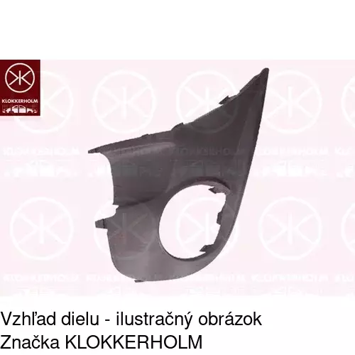 Kryt v nárazníku POLCAR 958029-3
