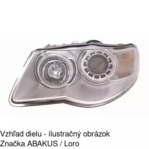 Hlavný reflektor 958110-E /POLCAR/ - obr. 2
