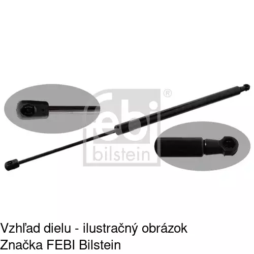 Plynová pružina 9582AB /POLCAR/ - obr. 3