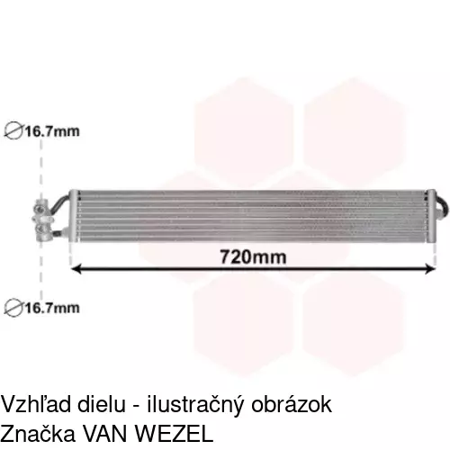 Chladiče oleja POLCAR 9582L81X