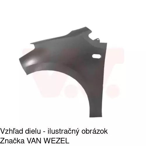 Predný blatník 95A101-J /POLCAR/ - obr. 3