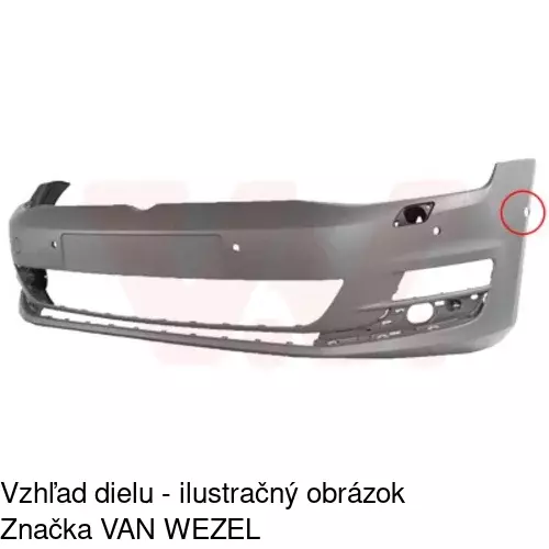 Predný nárazník 95C207 /POLCAR/ - obr. 2