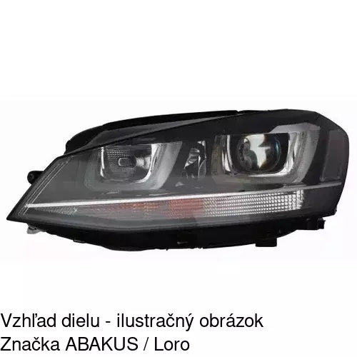 Hlavný reflektor 95C2092V /POLCAR/ - obr. 1