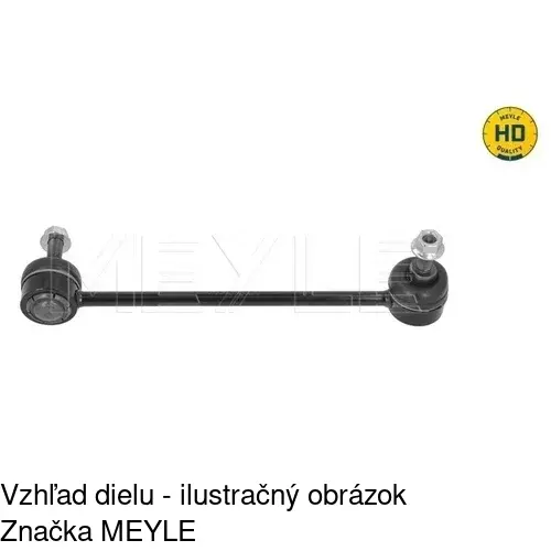 Tyčka stabilizátora B-411T /POLCAR/ - obr. 2