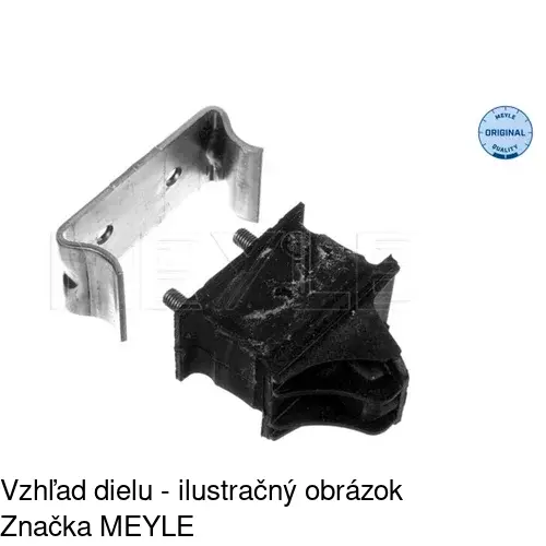 Silentblok motora ME-EM012 /POLCAR/ - obr. 2