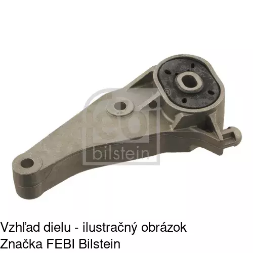 Silentblok motora POLCAR OP-EM046