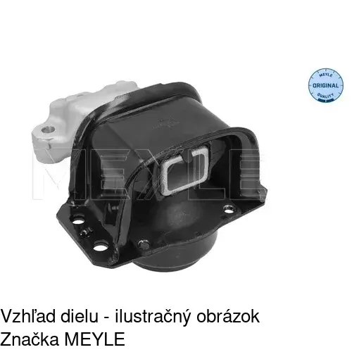 Silentblok motora PE-EM016 /POLCAR/ - obr. 1