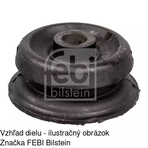 Uchytenie tlmiča S020054 /POLCAR/