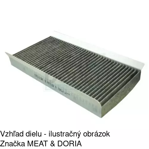Kabínový filter s uhlíkom POLCAR S11-1079