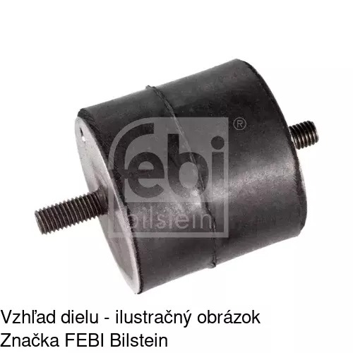 Silentblok motora POLCAR S2220027