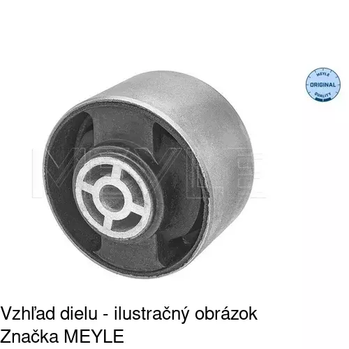 Silentblok motora S2223011 /POLCAR/ - obr. 3