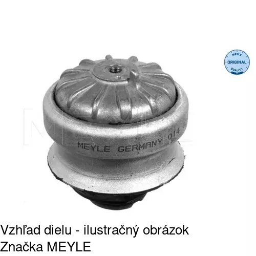 Silentblok motora S2232029 /POLCAR/ - obr. 2