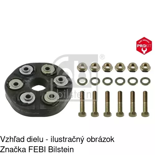 Silentblok S2250903 /POLCAR/ - obr. 2