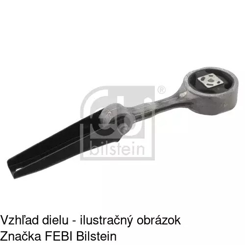 Silentblok motora POLCAR S2267017